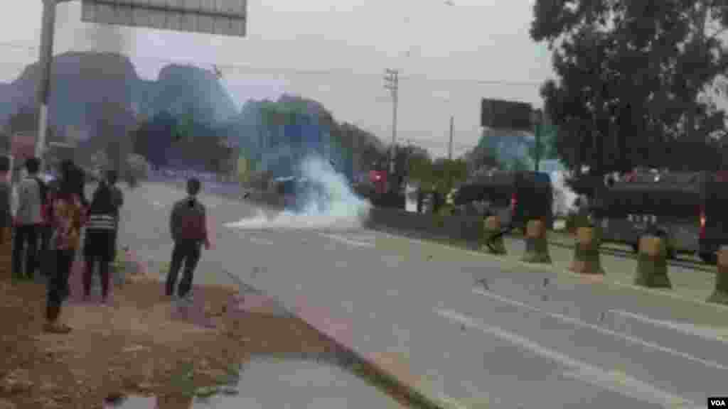 阳春市春湾镇自由管理区村民连续多日抗议