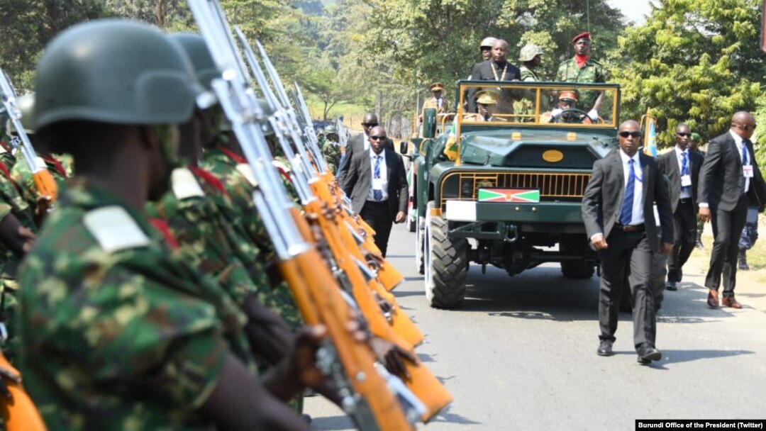 Perezida Ndayishimiye ageze ahabera ibirori vyo guhimbaza imyaka 59 Uburundi bumaze bwikukiye