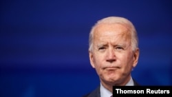 El presidente electo de EE.UU., Joe Biden, durante una rueda de prensa en Wilmington, Delaware, el 4 de diciembre del 2020. 