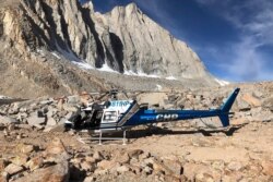 sits near where a human skeleton was discovered on Mount Williamson.