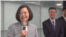 台灣總統蔡英文2019年3月21日在台北講話。 （美國之音海倫）