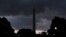 Nubes de tormenta sobre el monumento a Washington el lunes 7 de agosto de 2023 en Washington, D.C., EEUU.