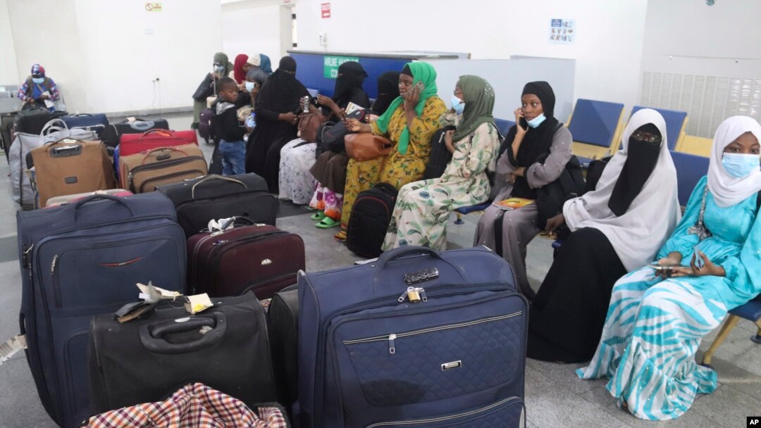 Wasu dalibai daga Sudan