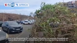 VOA60 Africa- French territory of Mayotte hit by deadly cyclone, hundreds or thousands feared dead