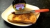 Toast with Marmite sits on a kitchen counter in Manchester, Britain, Oct. 13, 2016. 