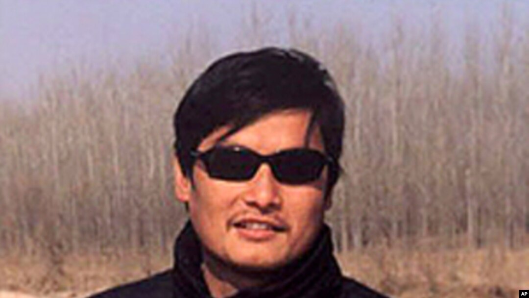 遭嚴密軟禁的維權人士陳光誠