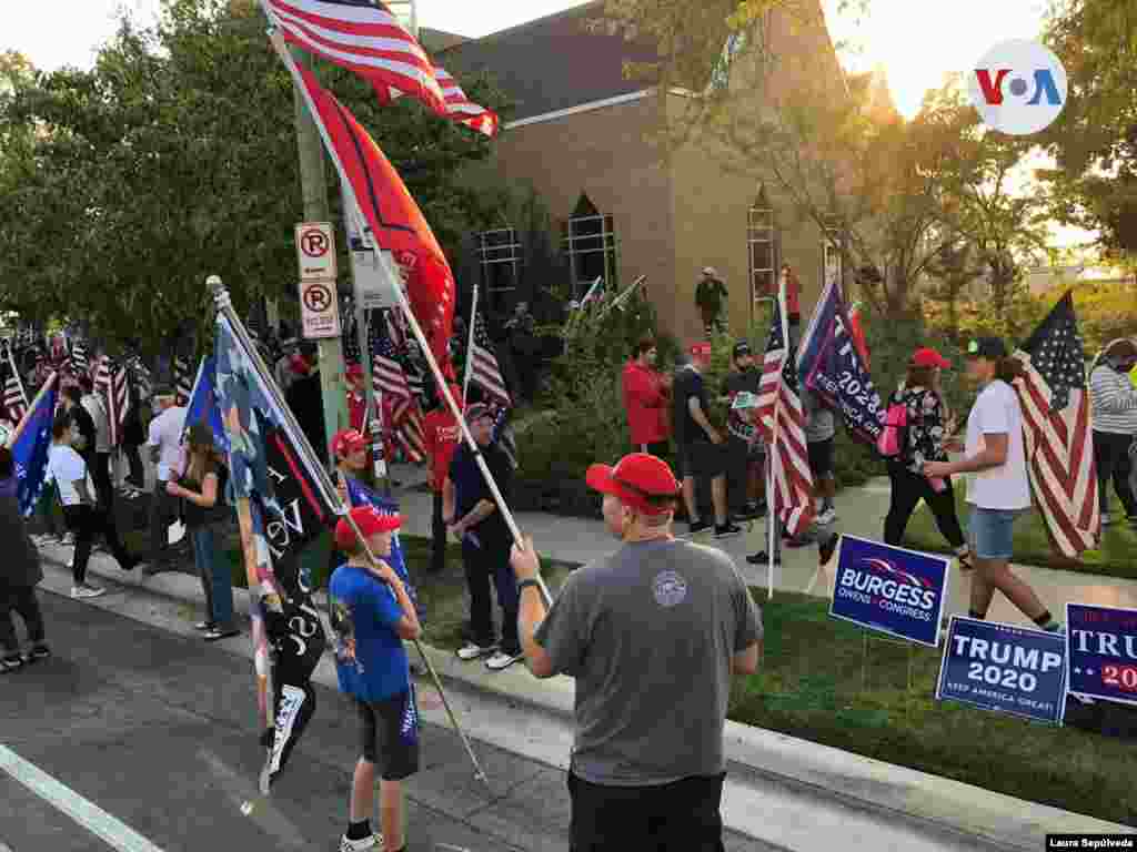 Ambiente que se vive en Salt Lake City, en el estado de Utah, previo al debate por la vicepresidencia de EE.UU. entre el republicano Mike Pence y la dem&#243;crata Kamala Harris. [Foto: Laura Sep&#250;lveda/VOA].