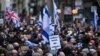 راهپیمایی ده‌ها هزار نفری علیه یهودستیزی در لندن. یکشنبه ۵ آذر ۱۴۰۲