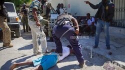 Foto prizonye fòs de lòd yo arete apre envazyyon prizon sivil Kwadèboukè a