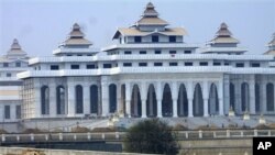 Parliament building in Naypyitaw, Burma. 