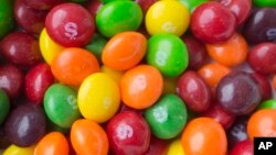 Skittles, shown above, "are candy. Refugees are people," a spokeswoman for the candy's make, Wm. Wrigley Jr. Co., said in response to Donald Trump Jr.'s comparison of some Syrian refugees to poisoned pieces of the confection.