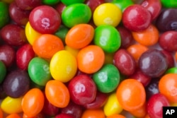 Skittles, shown above, "are candy. Refugees are people," a spokeswoman for the candy's make, Wm. Wrigley Jr. Co., said in response to Donald Trump Jr.'s comparison of some Syrian refugees to poisoned pieces of the confection.