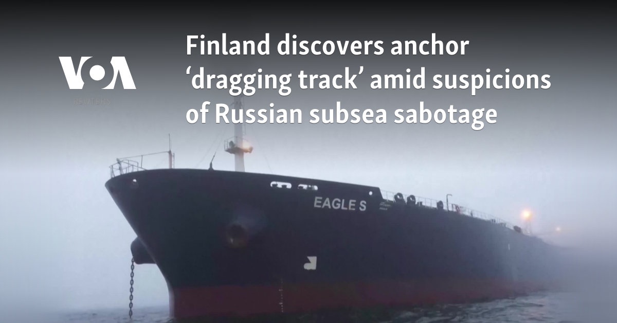 Finland discovers anchor ‘dragging track’ amid suspicions of Russian subsea sabotage