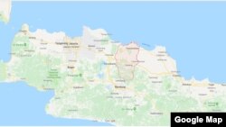 Subang, Jawa Barat. (Google map)