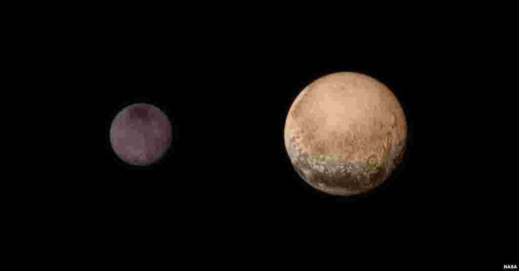 New Horizons Plüton ve Charon&#39;a yaklaşırken