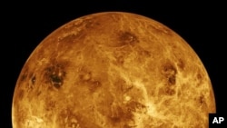 Esta imagen facilitada por la NASA muestra el planeta Venus creado con datos producidos por la nave espacial Magellan y Pioneer Venus Orbiter de 1990 a 1994. 