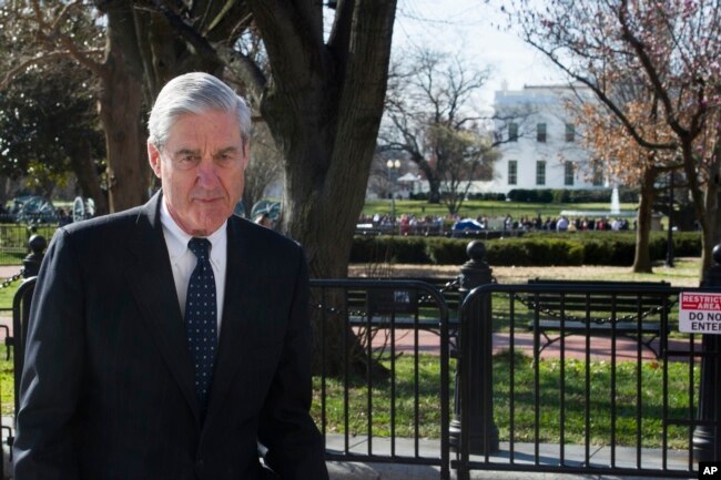 FILE - Special Counsel Robert Mueller in Washington.