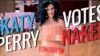 Katy Perry se desnuda para promover votaciones