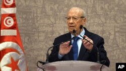 Tổng thống Tunisia Beji Caid Essebsi.