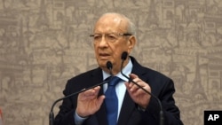 Presiden Tunisia, Beji Caid Essebsi (Foto: dok).