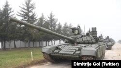 Tenkovi koje je Srbija dobila od Rusije / izvor: Predsedništvo Srbije / Dimitrije Gol