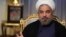 Iranian President Hassan Rouhani during state television interviews, Tehran, Sept. 10, 2013.