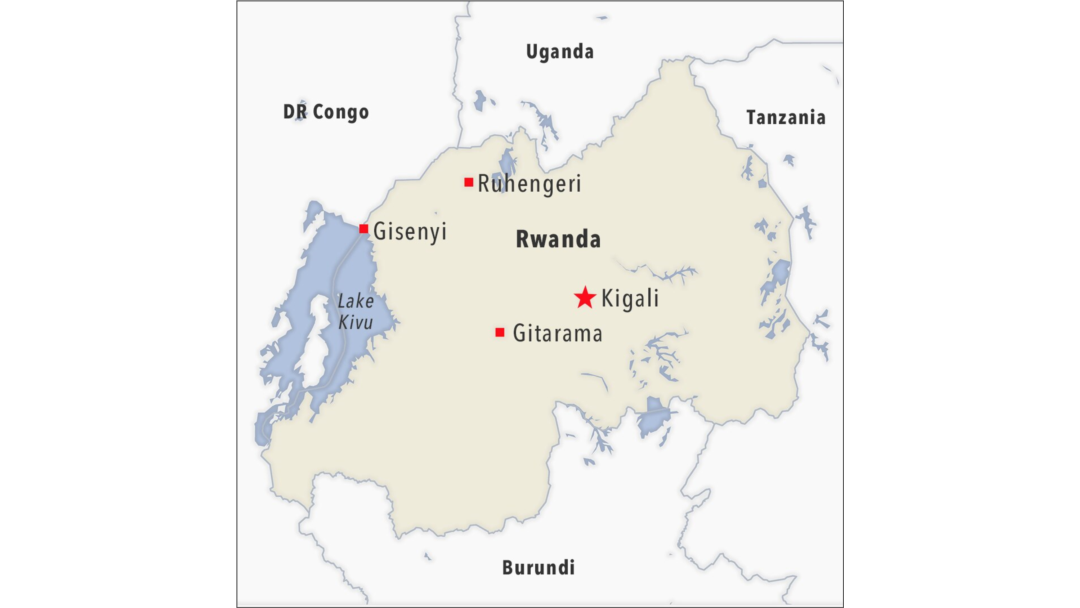 Dozens taken prisoner after the 1973 Rwanda coup were taken from Kigali, the capital, to prisons in Gisenyi and Ruhengeri.