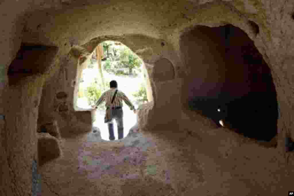A winery dating back to the third century,carved into a cave in Urgup in central Anatolia, Turkey (File Photo)