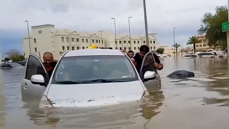 Storm dumps heaviest rain ever recorded in desert nation of UAE