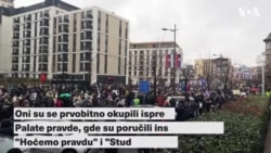 Studenti u blokadi na sat vremena blokirali Mostarsku petlju u Beogradu