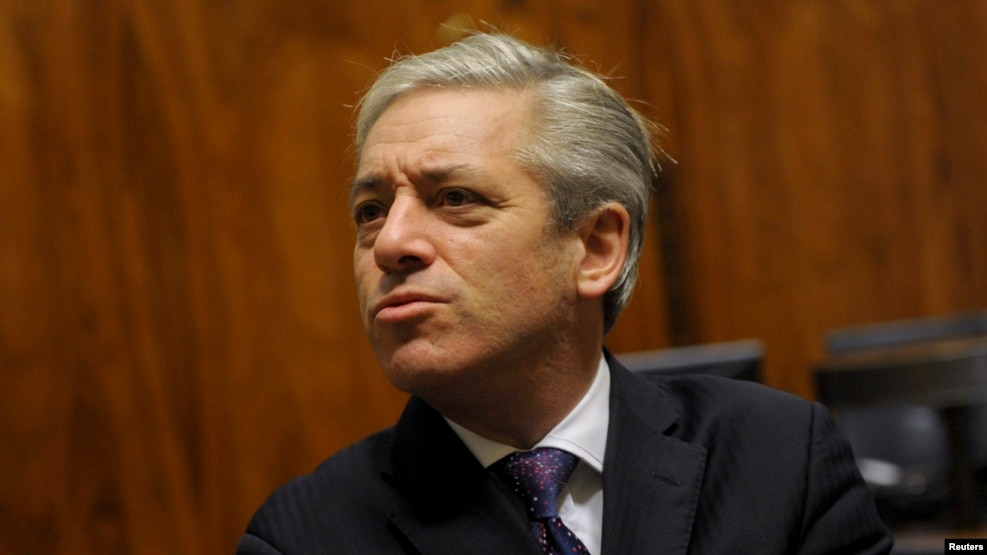 Chủ tịch Hạ viện Anh John Bercow. (Ảnh tư liệu)