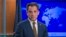 Robert Palladino, porte-parole du département d'Etat américain, à Washington aux Etats-Unis, le 7 février 2019.