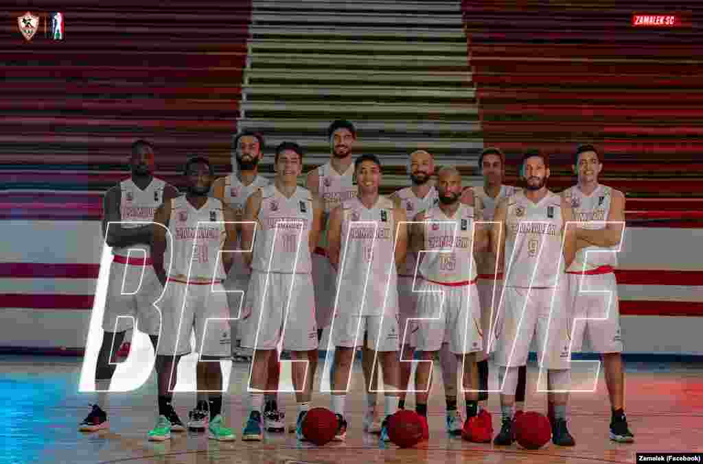 Equipa de basquetebol do Zamalek do Egipto pronta para a BAL