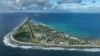 FILE - Tuvalu, shown in this undated photo, is among Pacific atoll islands threatened with rising sea levels, according to a World Bank study released on Nov. 14, 2024. (Rising Nations Initiative via AP)