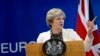 Theresa May insiste pour un accord avec l'UE sur le Brexit