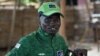 South Sudanese 1500 meter runner Santino Kenyi in Juba before heading off to Rio de Janeiro, Brazil, July 24, 2016, to compete in the 2016 Summer Olympic Games.