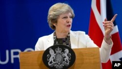 Perdana Menteri Inggris Theresa May (foto: dok). 