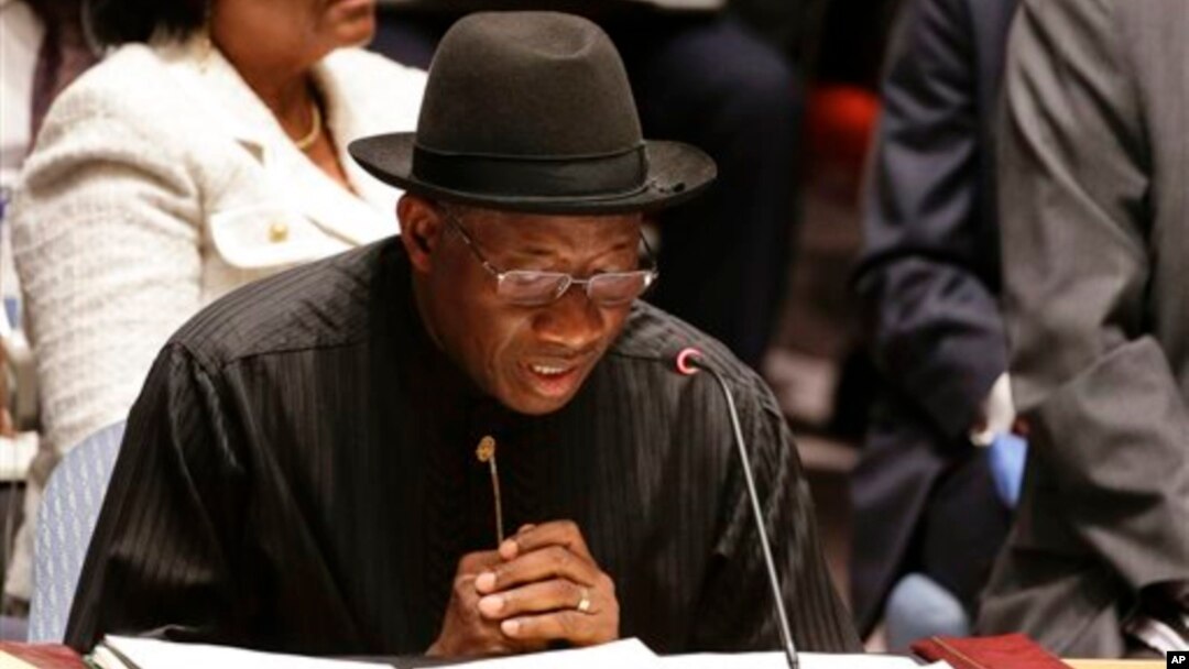 Shugaba Goodluck Jonathan.