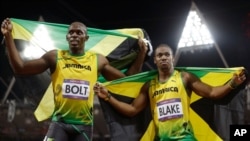 Track and field stars of the 2012 Olympics