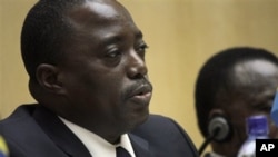 Joseph Kabila, Presiden Republik Demokrasi Kongo (RDK), yakin perjanjian yang sekarang ditandangani 11 negara Afrika itu akan berdampak lebih besar bagi upaya penciptaan perdamaian di negaranya. (AP/Elias Asmare)