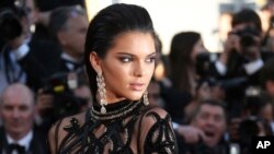 Kendall Jenner, demi-soeur de Kim Kardashian, 15 mai 2016. 