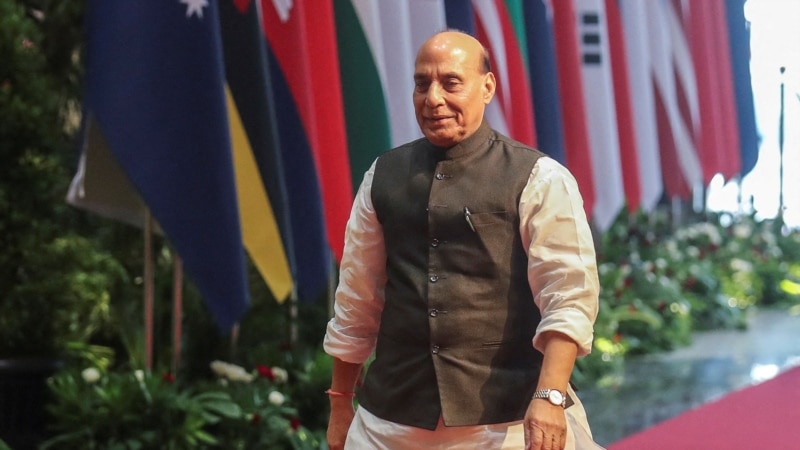 India’s defense minister cites power rivalry in Indian Ocean region