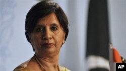 Indian Foreign Secretary Nirupama Rao