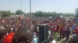 Abanyagihugu bari mu myiyerekano, i Bamako, muri Mali.