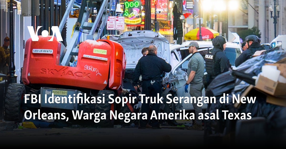 FBI Identifikasi Sopir Truk Serangan di New Orleans, Warga Negara Amerika asal Texas