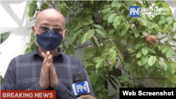 រូបឯកសារ៖ Former Khmer Krom monk Pang Sida អតីត​ព្រះសង្ឃ​ខ្មែរកម្ពុជា​ក្រោម​ លោក​ ប៉ាង សុដា​ បាន​លេច​មុខ​ក្នុង​បទ​សម្ភាសន៍​​កាល​ពី​ថ្ងៃ​ទី​៧ ខែ​កញ្ញា ឆ្នាំ​២០២១ ជាមួយ​អង្គភាព​ព័ត៌មាន​ Fresh News ដែល​ស្និទ្ធ​នឹង​រដ្ឋាភិបាល និង​បាន​សារភាព​ថា​លោក​បាន​ប្រព្រឹត្ត​អំពើ​អសីល​ធម៌​ដែល​ធ្វើ​ឲ្យ​ប៉ះពាល់​ដល់​ព្រះពុទ្ធ​សាសនា។ (ថត​ពី​ទរទូរស្សន៍ Fresh News)