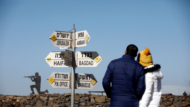 Trump Recognizes Israel over the Golan Heights - March 22, 2019