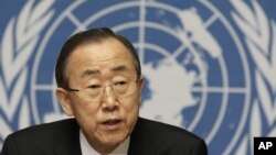 Sekjen PBB Ban Ki-moon menyrukan kepada pemerintah dan Dewan Keamanan PBB untuk mengambil tindakan untuk mengatasi krisis di Suriah (Foto: dok).