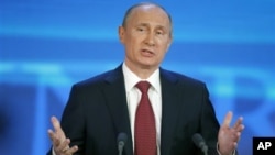 Tổng thống Nga Vladimir Putin