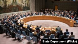 United Nations Security Council members are seen voting at U.N. headquarters in New York, Dec. 18, 2015. Secretaries-general are elected in a more secretive process.